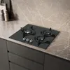 Piano cottura a gas da 60 cm con 3 fuochi, 8000 w Siemens Anteprima dell’immagine prodotto 4