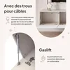 Meuble TV bas Idohome Angel 100 cm cachemire mat - Meuble Voir les images du produit 8
