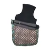 Schultertasche - Blumenmuster braun-blau-türkis 02 - Produktbild-Vorschau 2