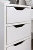 Noční skříňka WL5.704 31x49x31 cm Bílá matná se 3 zásuvkami Náhled obrázku produktu 8
