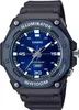 A close-up, front-facing studio shot of a Casio Illuminator WR100M watch against a white background. Voir les images du produit
