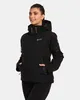 A woman wearing a black ski jacket. Produktbild-Vorschau