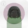 A close-up view of a green footmuff with a furry trim, overlaid with a purple circle. Náhľad obrázku produktu