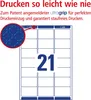 AVERY Zweckform 7160-10 210 Adressetiketten weiß 63,5 x Voir les images du produit 11