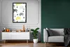 MuchoWow® MuchoWow® Gerahmtes Poster Zebra - Kaktus - Weiß Produktbild-Vorschau 6