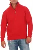 Mivaro Herren Troyer Halfzip in Rot - Pullover mit halbem Produktbild-Vorschau 1