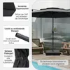 Parasol ogrodowy COSTWAY 300 cm, odporny na wiatr, Podgląd zdjęcia produktu 7