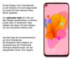 A smartphone screen displaying a colorful abstract wallpaper, with text explaining the product's features and application. Náhled obrázku produktu