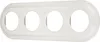 Cadre rétro en porcelaine 4 volets I PR1 blanc Voir les images du produit 1