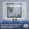 LED Badspiegel 100×60cm Kaltweiß dimmbar Memory eine Stunde Produktbild-Vorschau 10