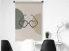 MuchoWow® Wandteppich Wandbehang Sonnenbrille - Herz - Produktbild-Vorschau 4