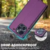 Magnetické flipové kožené pouzdro pro iPhone 15 Pro Max, s Náhled obrázku produktu 8
