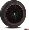 Sparco Radkappen 16 Zoll Bergamo Schwarz Rot 4tlg Produktbild-Vorschau 7