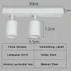 ZMH LED stropní světlo bílé stropní reflektor 2 plameny 2ER Náhled obrázku produktu 5