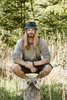 Chillouts leichter Stoff Pork Pie  Boston Hat in Strick-Optik in grau Produktbild-Vorschau