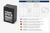 VELAMP 23722 Batterie au plomb 6V 4Ah Voir les images du produit 5