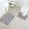 3-teiliges Badematten-Set, Badezimmerteppich, Produktbild-Vorschau 5