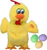 Poule électronique en peluche, pond 3 œufs, danse et joue Voir les images du produit 1
