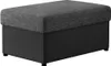 A product shot of a rectangular ottoman. Produktbild-Vorschau