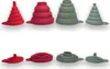 2er faltbares Trichterset , Farbe:Rot Produktbild-Vorschau 1