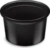 200x Dressingbecher Feinkostbecher schwarz PP 30 ml  Ø 46 Produktbild-Vorschau 1