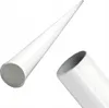 A white conical tube and a close-up of a silver tube end. Anteprima dell’immagine prodotto