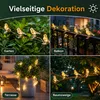 Solar LED Lichterkette mit Deko-Vögeln & Clips, Außen & Produktbild-Vorschau 5