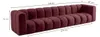 Kaiser Möbel Modulares 5-Sitzer-Sofa, Velvet-Stoff Riviera, Produktbild-Vorschau 6