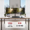 Halterung für 2 Maclean-Monitore Gasfeder 17"-32" 2-10kg Produktbild-Vorschau 10
