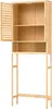 A wooden cabinet with open doors and shelves. Náhľad obrázku produktu