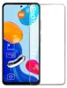 A screen protector is shown on a smartphone display. Produktbild-Vorschau