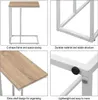 A collage of four images showing different features of a side table. Produktbild-Vorschau