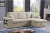 Ecksofa reversibel aus Cord mit Schlaffunktion "Axel" - Produktbild-Vorschau 2