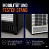 GastroHero Lagerkühlschrank ECO 600 Glastür Schwarz 562 Produktbild-Vorschau 6