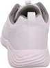 The back view of a white athletic shoe. Produktbild-Vorschau
