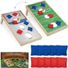 Relaxdays Cornhole, zestaw do gry w rzucanie, 10 worków z Podgląd zdjęcia produktu 1