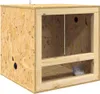 vidaXL Terrarium brun 50 x 50 x 50 cm OSB Voir les images du produit 1