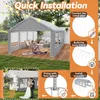 LZQ Pavillon 4x8 m wasserdicht mit UV-Schutz 50+, stabiles Produktbild-Vorschau 7
