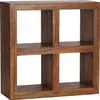 FineBuy Standregal Sheesham Massivholz 82 cm hoch 4 Böden Produktbild-Vorschau 6