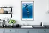 MuchoWow® MuchoWow® Gerahmtes Poster Delphin - Tauchen - Produktbild-Vorschau 4