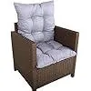2er Set Sitzkissen Stuhlauflage Loungekissen ca. 60x60 cm Produktbild-Vorschau 3