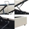 Lit rembourré 'Nola' avec matelas et coffre de lit 180 x Voir les images du produit 9