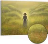 DEQORI Hybrid Leinwand Bild 90x60 cm 'Wandernde Stille' Produktbild-Vorschau 1