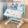 2Pcs/Set Kinder Studie Schreibtisch Stuhl Set, Produktbild-Vorschau 7
