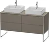 Waschtischunterbau XSQUARE 778x1400x548mm f 2 Be fla gr Produktbild-Vorschau 1