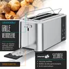 Grille-pain Arendo Langschlitz AURORA, 1500 W, pour 4 Voir les images du produit 3
