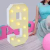 100cm numéro lumineux-9 anniversaire décoration de fête Voir les images du produit 3