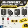 Fits4Kids magnetische bouwstenen 24-delig racebaan Road Productafbeelding-voorbeeld 4