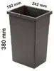 Seau intérieur Hailo 13 litres 1132959 gris ardoise 242 x Voir les images du produit 3
