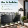GreenSun Solar 1000W Balkonkraftwerk BIFAZIAL FULLBLACK Produktbild-Vorschau 8